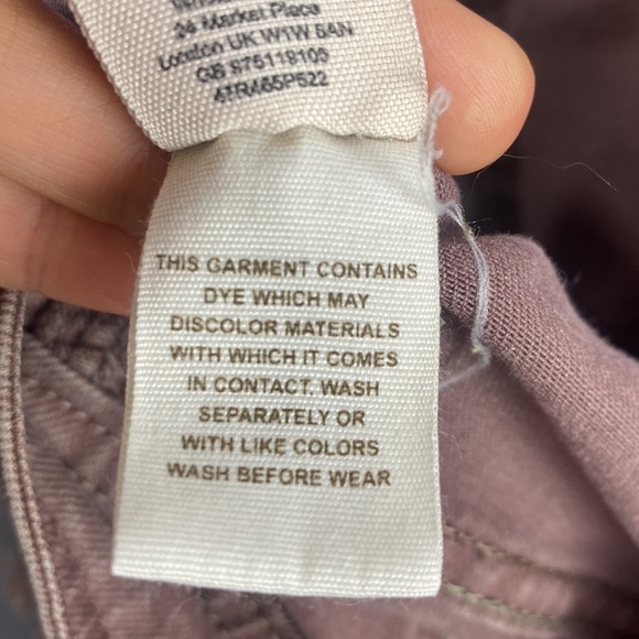 FREE People Button Fly Front Womens Brown Distressed Jeans Pants - Size 8 - Picture 16 of 16